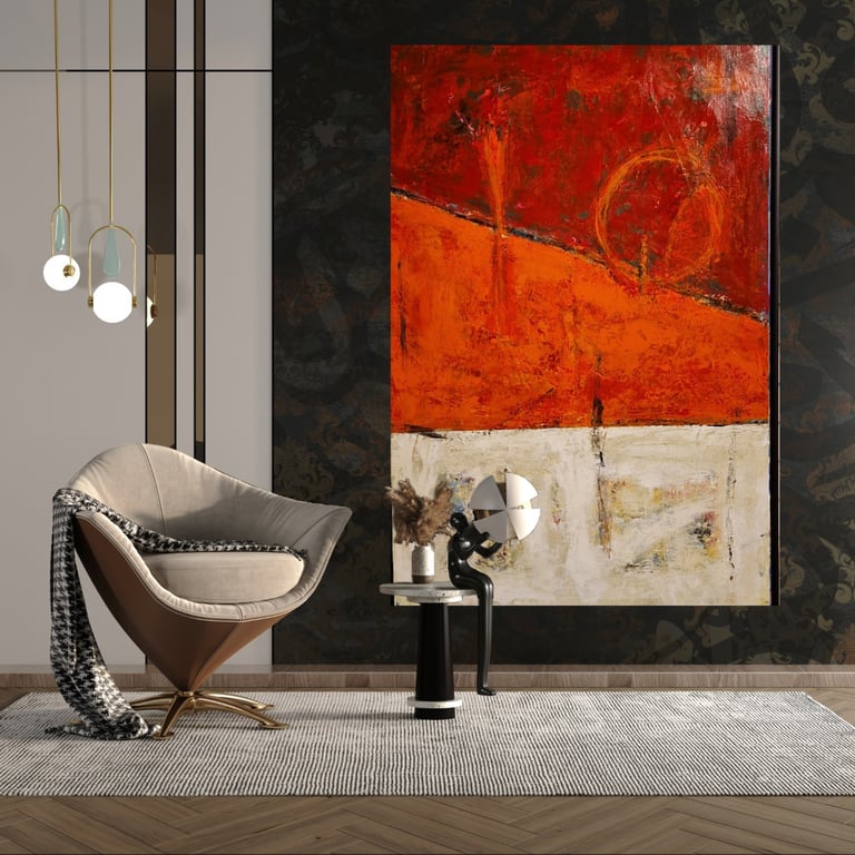 #1291  100 x 150 cm  SOLD billede 4