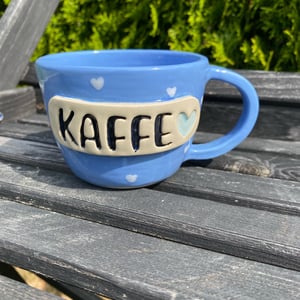 Blå Kaffe-kop – produktbillede