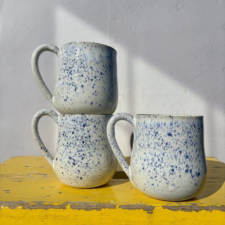 Buttet blå prik billede 3