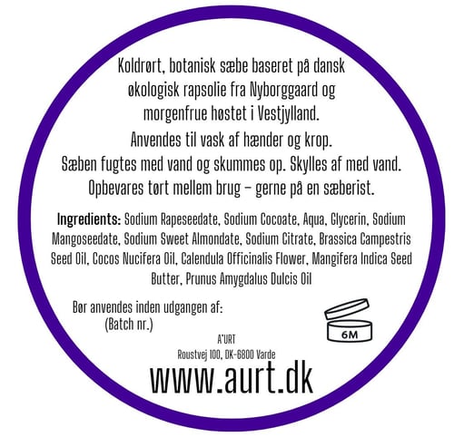 Botanisk sæbe – morgenfrue (2)