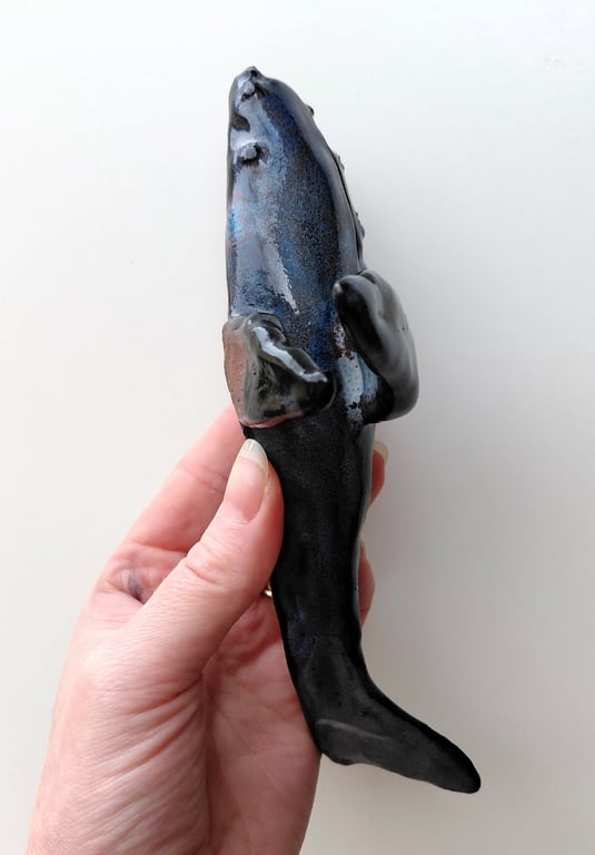 væghængt dansende pukkelhval  billede 5