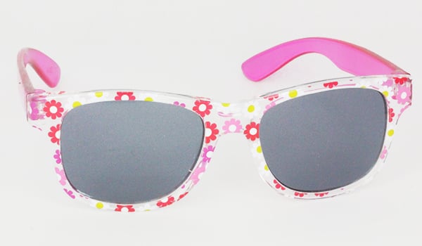 Kindersonnenbrille für Mädchen mit Blumenmuster
