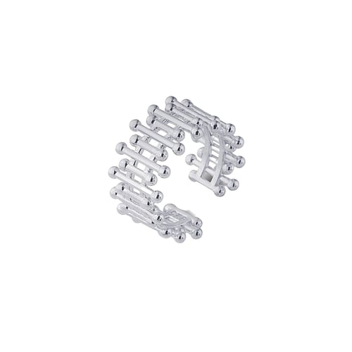 Bar Bead ring – sølv (5)