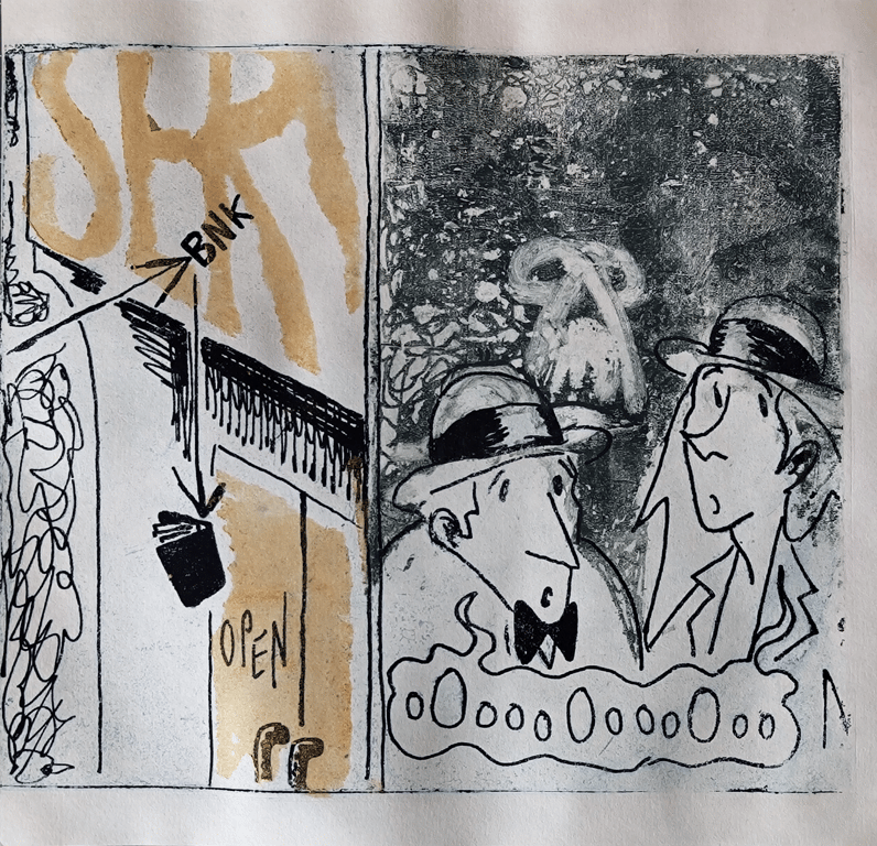DeCay &amp; Shivers: Fogging Prelude (original litho-zine) billede 4