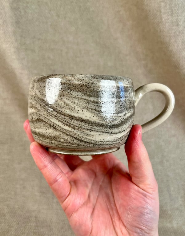 Marmor kopper m. hank (lille)