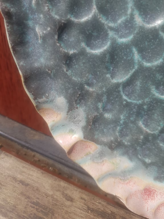 Rosa hav fad/spisetallerken  billede 3