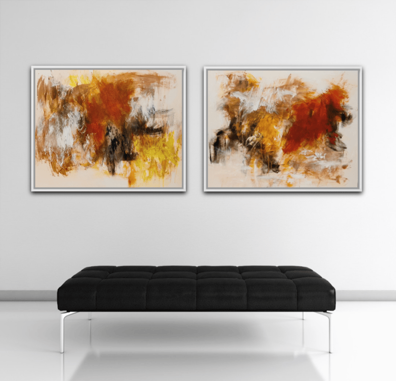 FALLEN FOR YOU - part 1. (80x100) billede 4