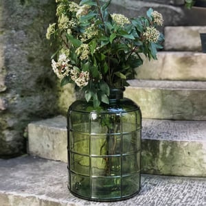 Fransk Glasvase - Grøn – produktbillede