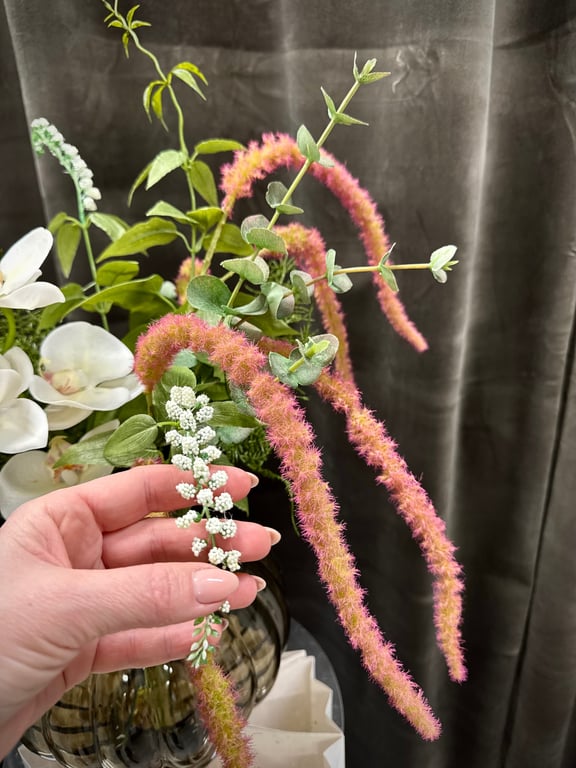 Orkidé buket hvid  billede 4