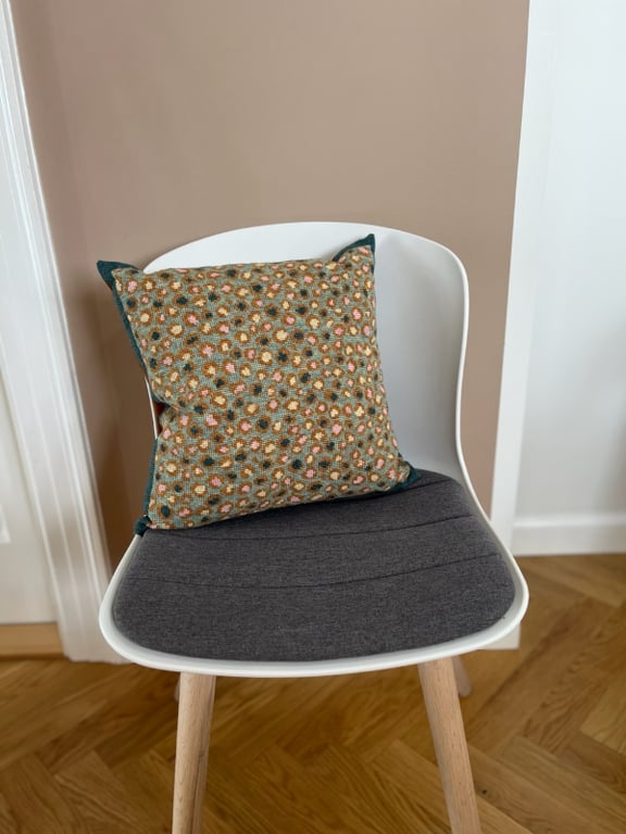 Crazy Leo Grøn pude 2027-3 Str. 39 x 39 cm. (4)