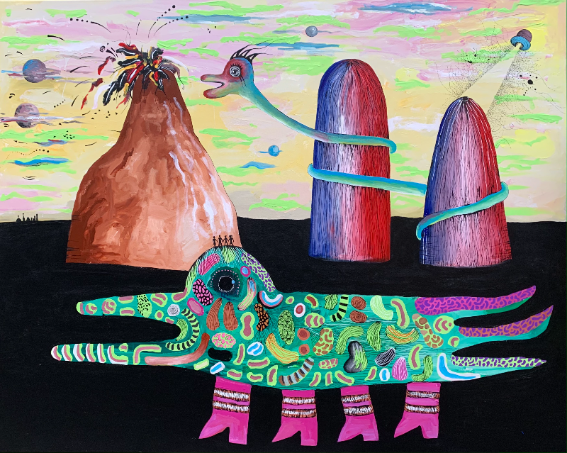 Og til sidst havde dyrene spist alle mennesker i hele verden