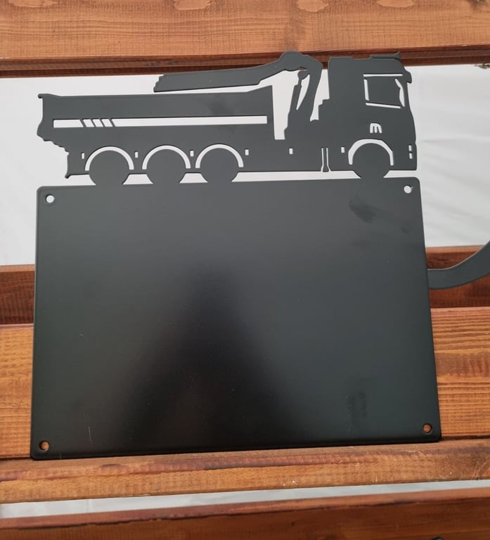 Stort boksskilt - Lastbil