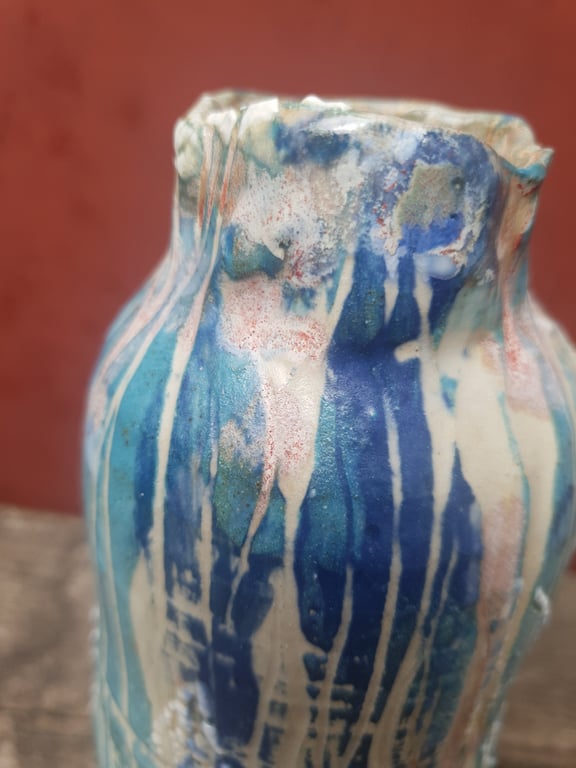 Malerisk ansigtsvase  billede 5
