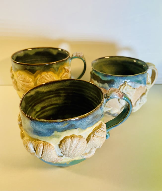 Keramik krus - Strand og hav billede 4