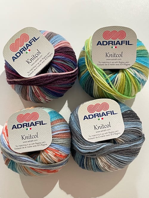 Garn: Knitcol fra Adriafil