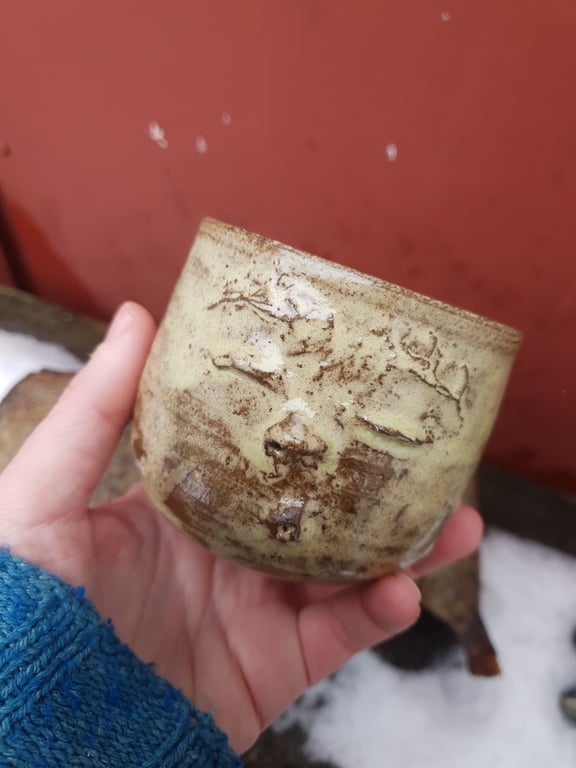 Kyssende ansigtskop uden hank  billede 4