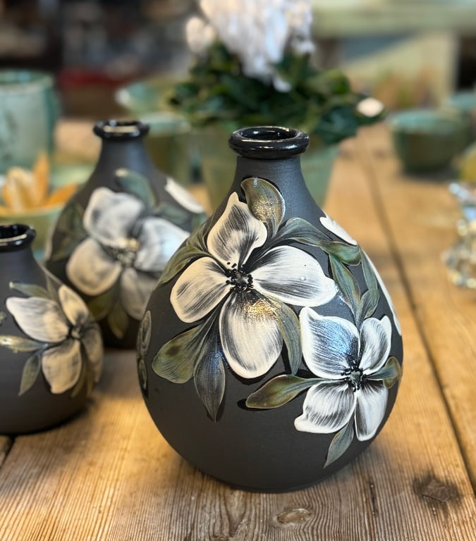 Vase Hvid blomst 