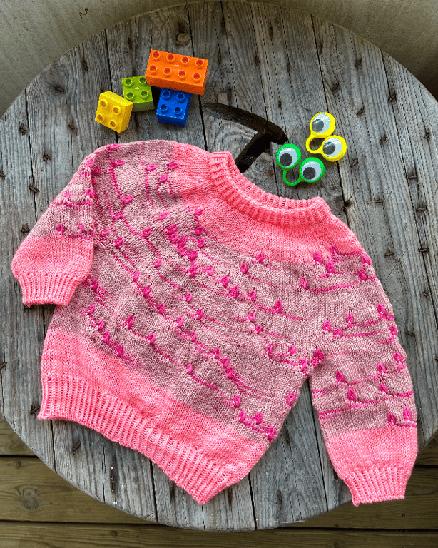Ellie Babysweater DANSK billede 3