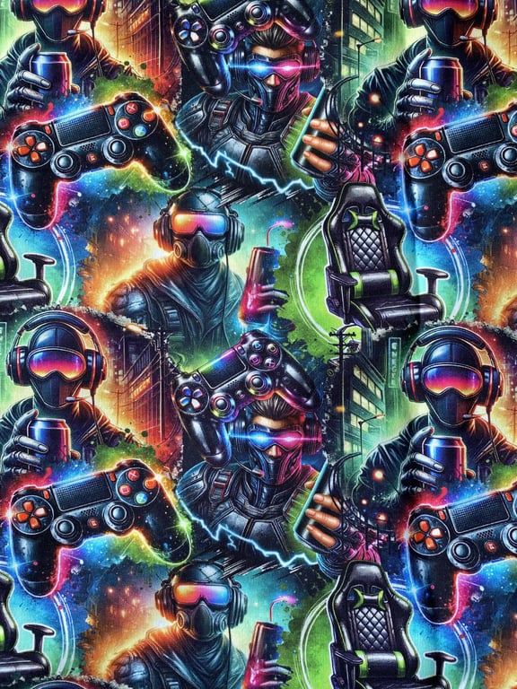 French terry - gamer