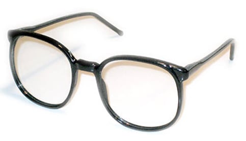 Coole Retro-Brille ohne Stärke