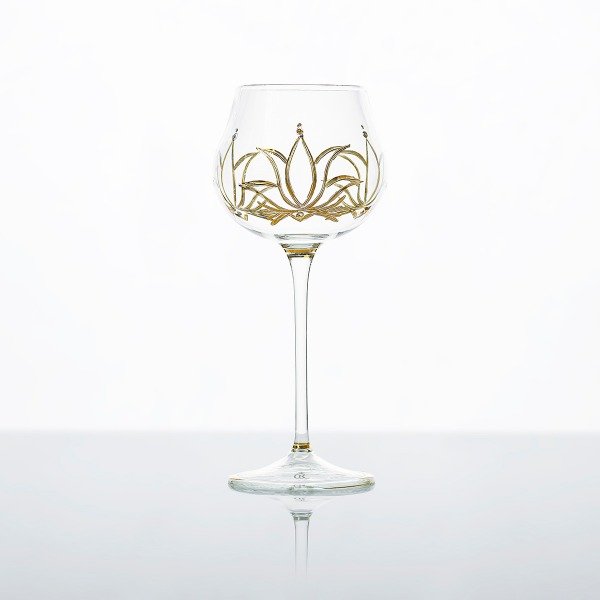 HVIDVINSGLAS TEMPLE GULD 45cl