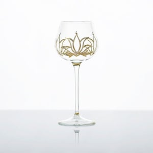 HVIDVINSGLAS TEMPLE GULD 45cl – produktbillede