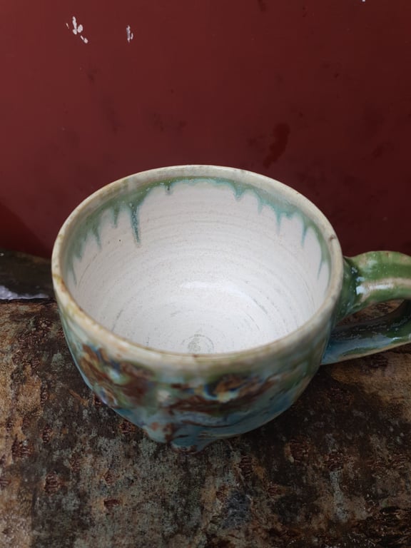 Syngende ansigtskop med hank  billede 3