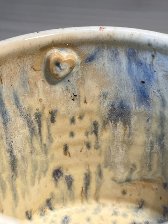 Tommeltot strand krus, 320 ml. H: 7,5 cm billede 4