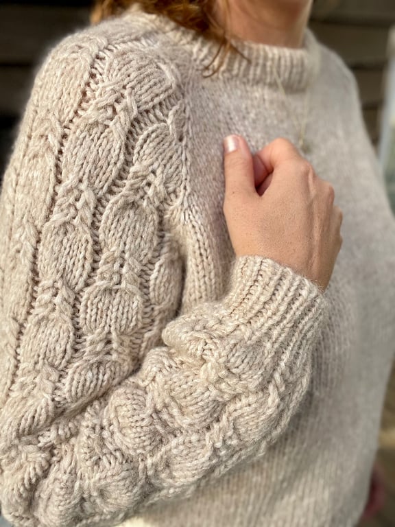 Sea Foam Sweater - Strikkeopskrift PDF Dansk billede 2