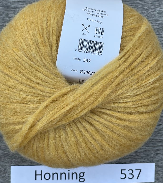 Garn: PUNO PETIT: Babyalpaca og extra fin merino - 50 g ngl. billede 22