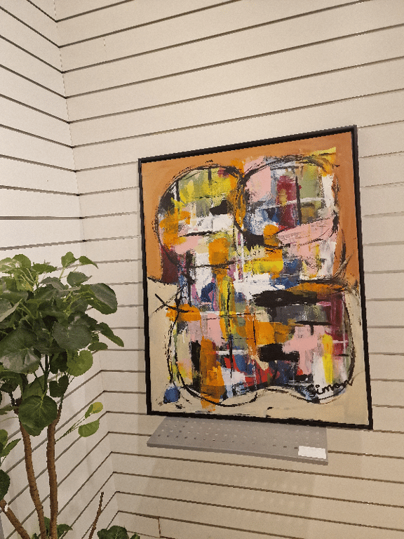 #1254 80x100 cm SOLD billede 2