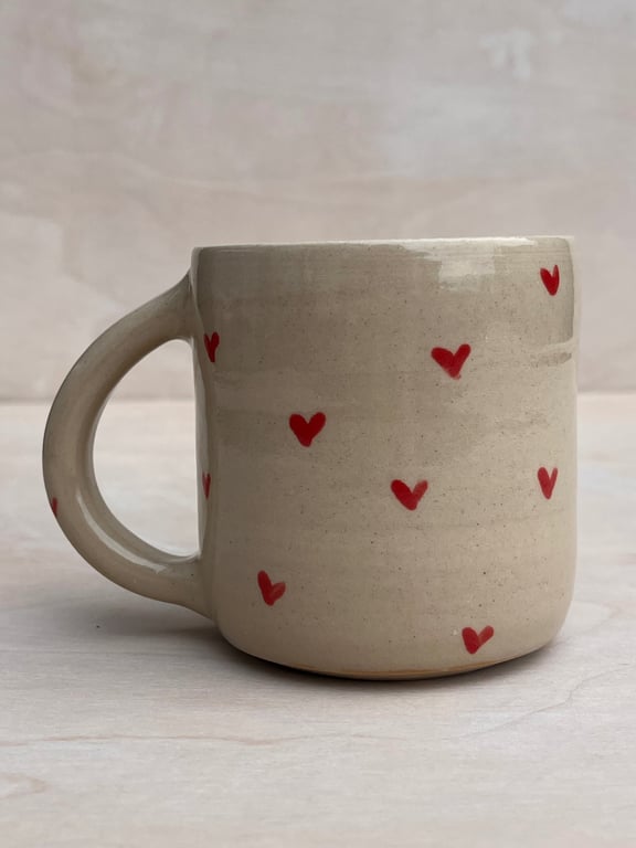 Hjerte krus. 320 ml. H: 8,5 cm billede 2