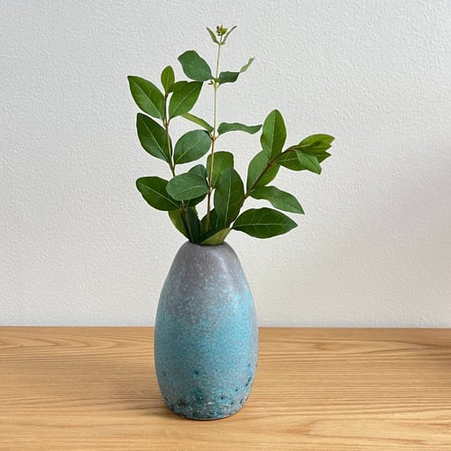Smuk turkis-lilla vase (2)