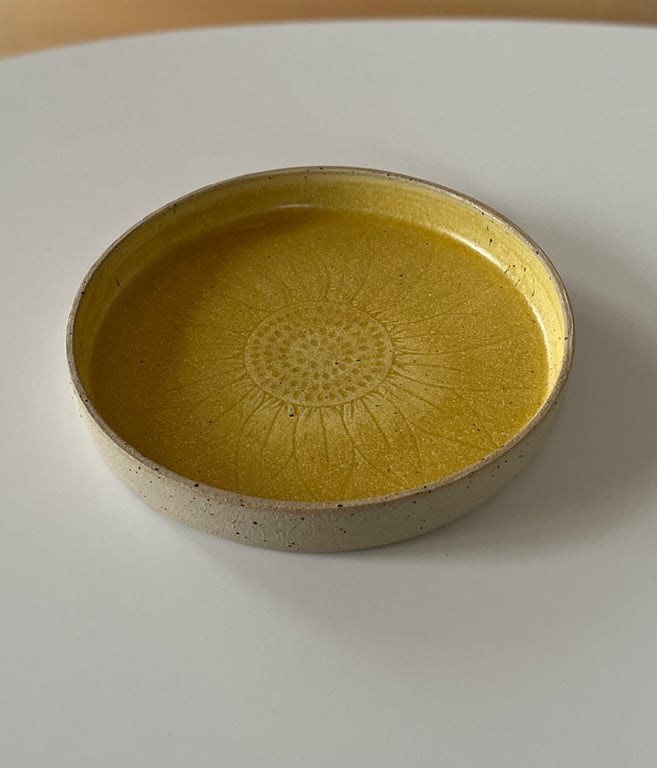 Solsikkefad, gult - ø 25 cm billede 2