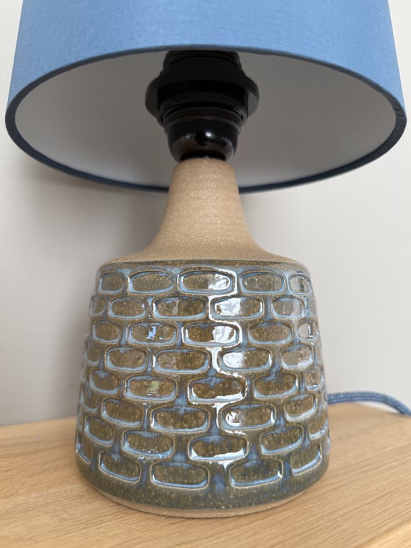Upcycled vintage bordlampe - Søholm Keramik billede 2