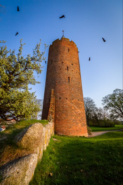 Gåsetårnet Lige før solnedgang