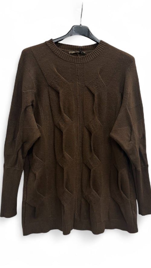 Margot soft blouse, Chokolate. Onesize 36-46. (2)