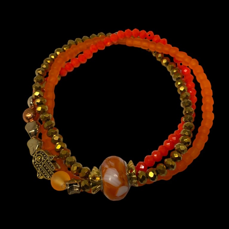 Orange Armbånd