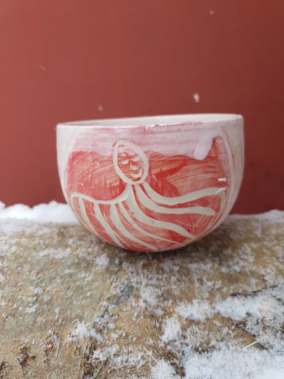 Hjerteengel kop/skål  billede 3