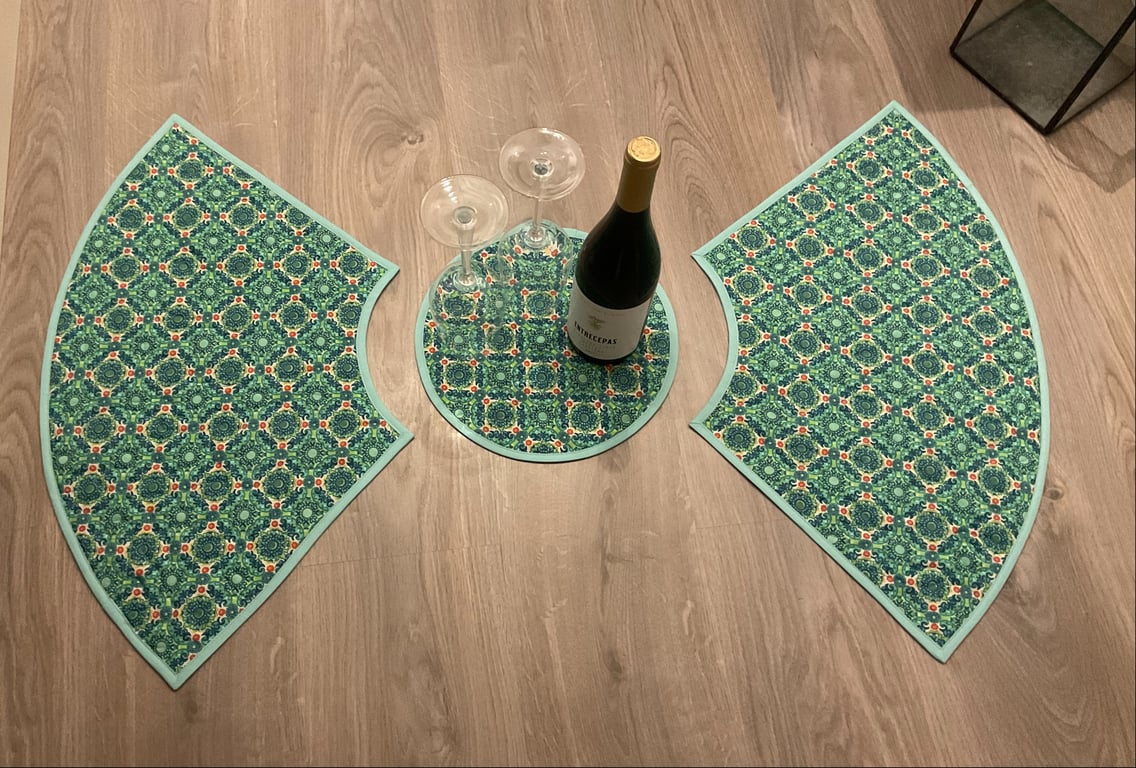 Dækkeservietter til rundt bord billede 3