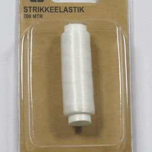 Udstyr: Strikkeelastik transparent – produktbillede
