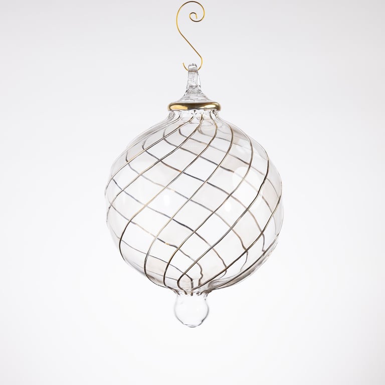 JULEKUGLE DESIGN 1004 GOLDEN MED GULD billede 4