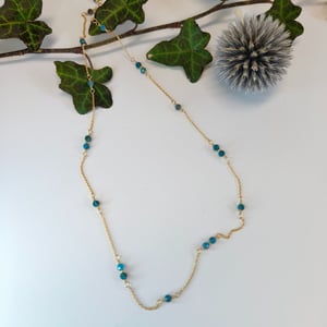 Alfe halskæde - apatit – produktbillede