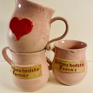 Krus med tekst - Verdens bedste farmor – produktbillede