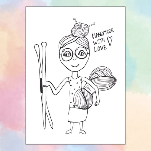 Kort: handmade with love 