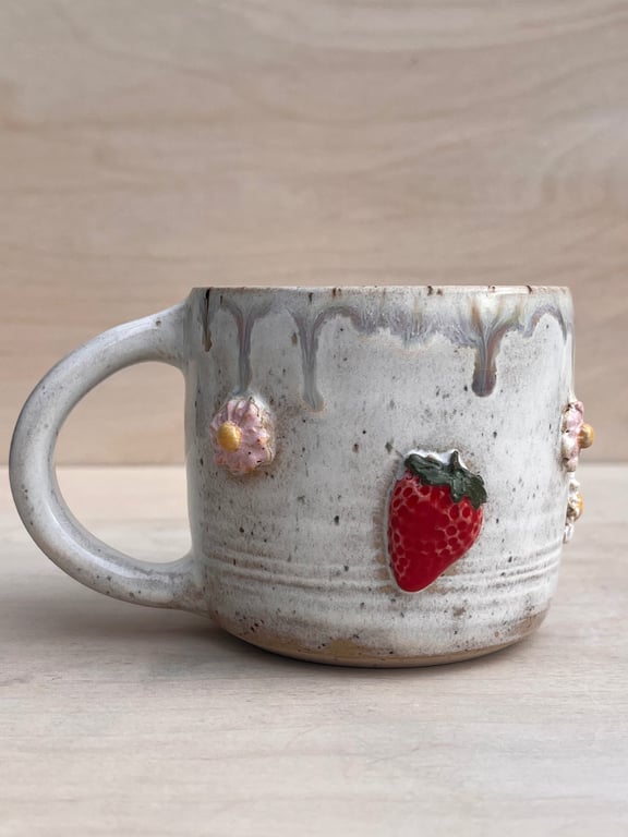 Sommer krus. 310 ml. H: 8 cm billede 2