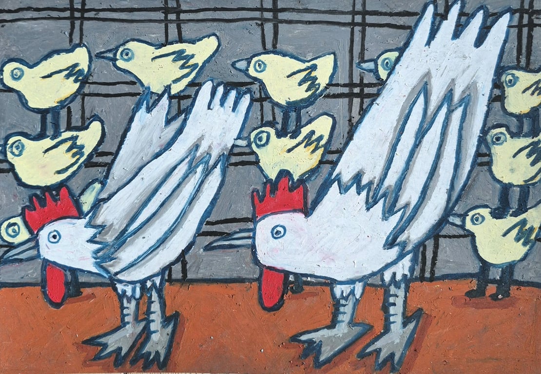 13 høns pr. kvadratmeter billede 2