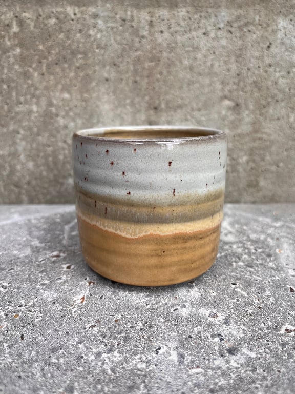 Varm gul kop. 260 ml. H: 7,5 cm billede 3