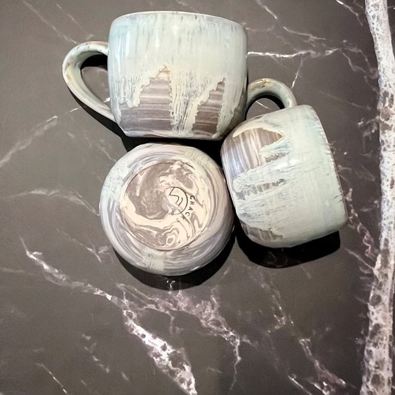 Isblå – håndlavet stentøjskop billede 2