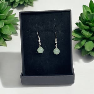 Grønne øreringe  – produktbillede